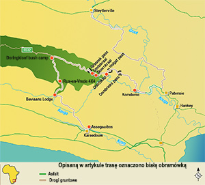 Baviaanskloof - mapka